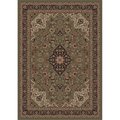 Concord Global 3 ft. 11 in. x 5 ft. 7 in. Persian Classics Medallion Kashan - Green 20854
